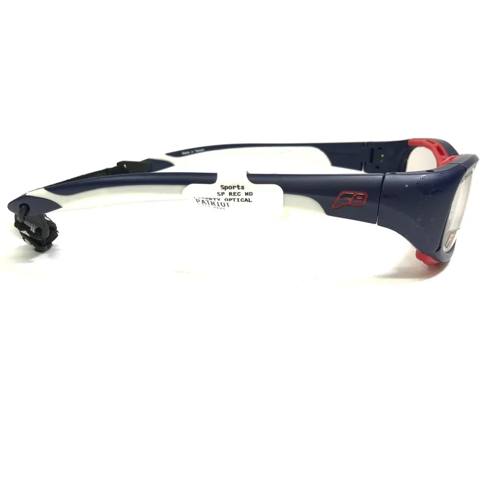 Rec Specs Athletic Goggles Frames SLAM PATRIOT Matte Navy Blue Red 52-17-130